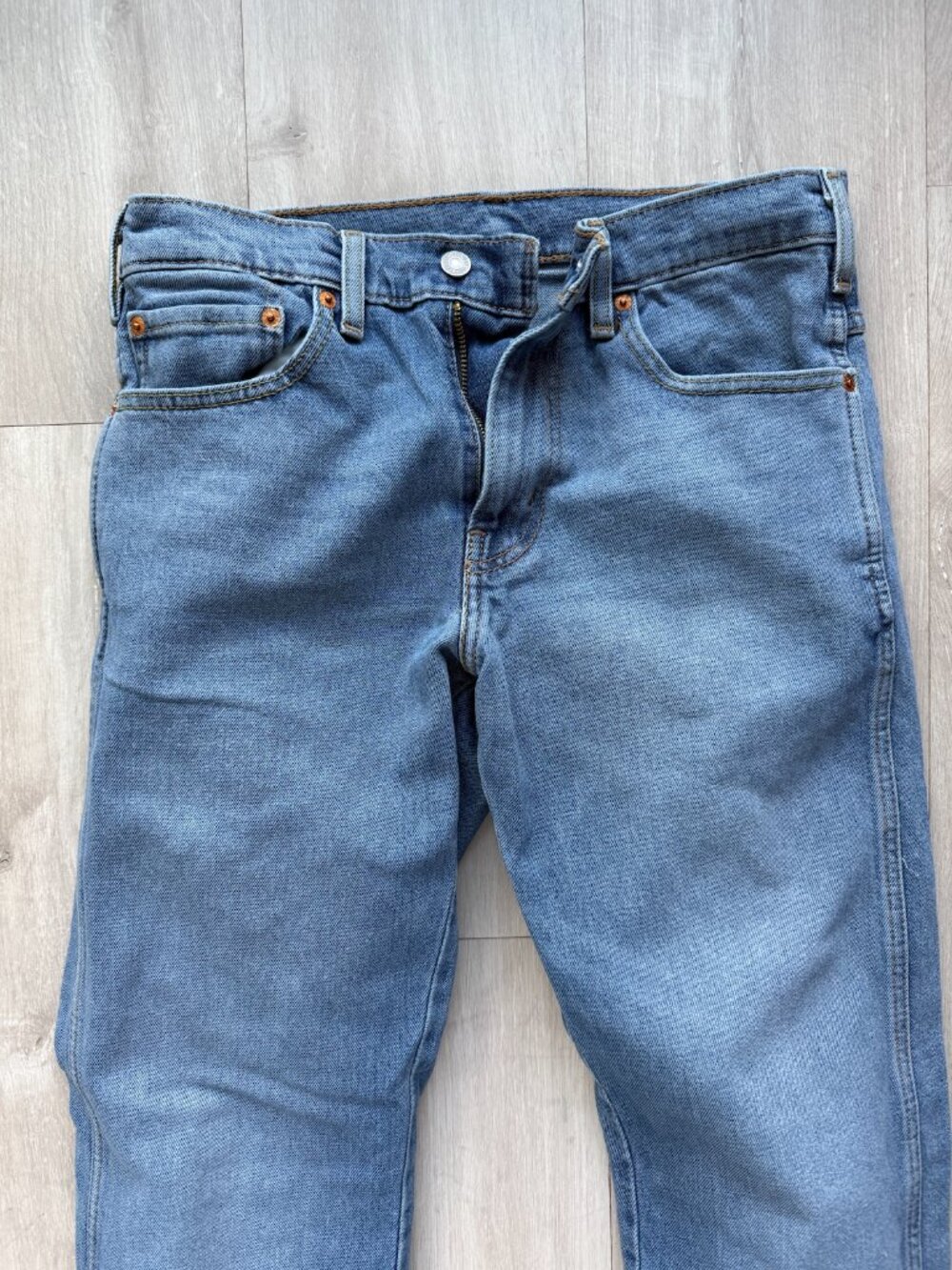 Levi's Jeans Medium Wash Blue Stretch Performance Denim 150th Anniversary W30
